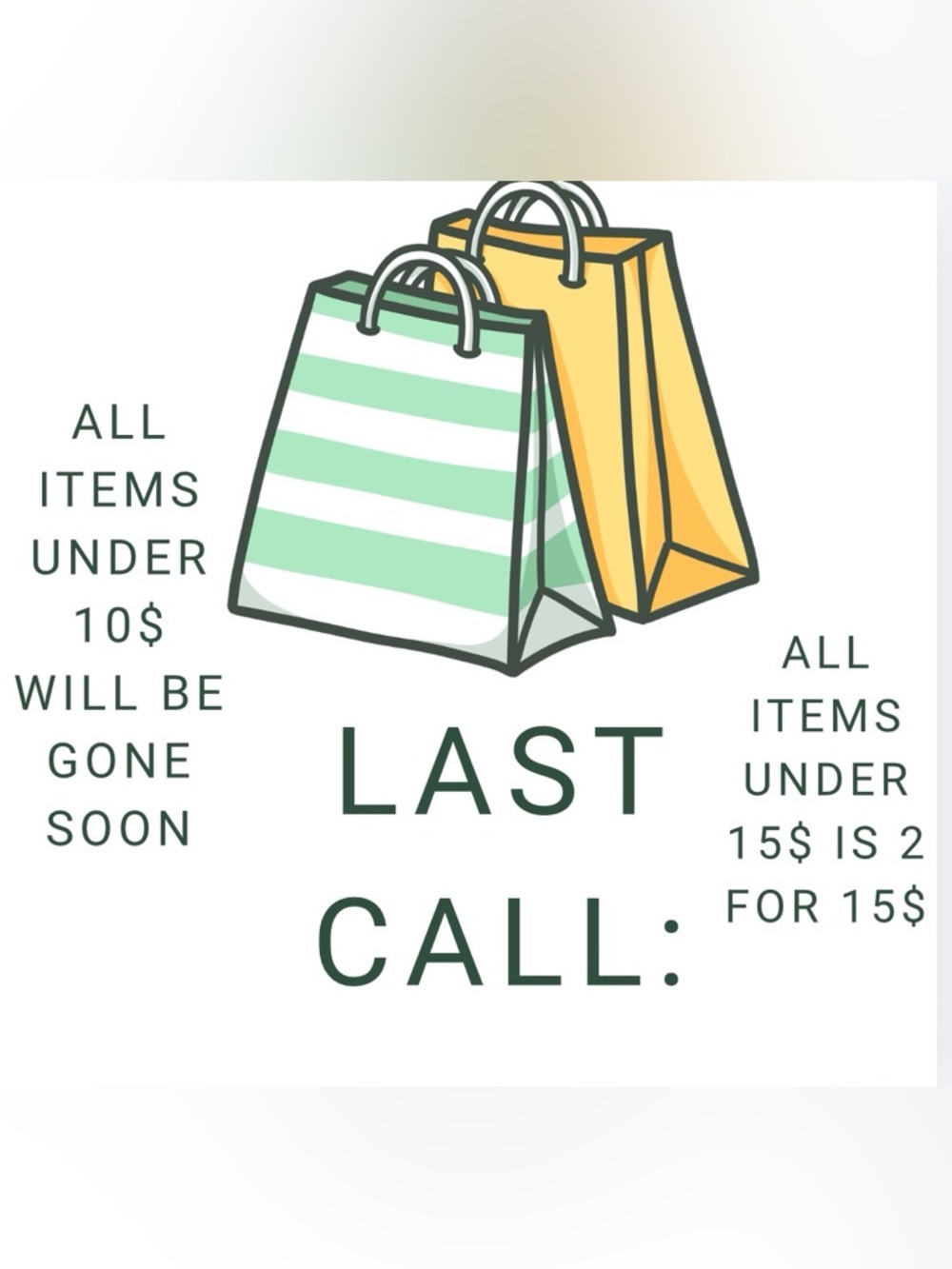 Last call for 10 and under